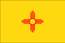 New Mexico map logo - New Mexico state flag